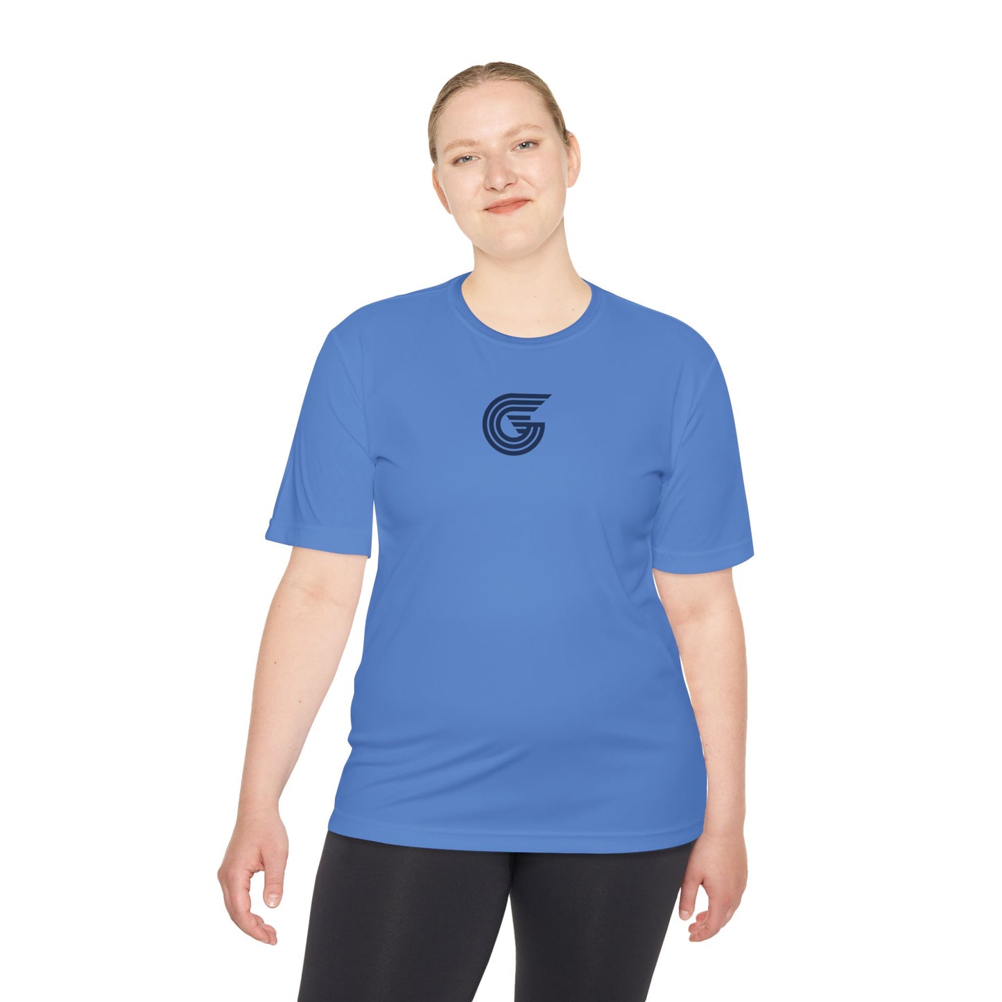Genyus - Unisex Moisture Wicking Tee, Sporty Workout Shirt, Fitness Gift, Casual Wear, Graphic Tee for Dads