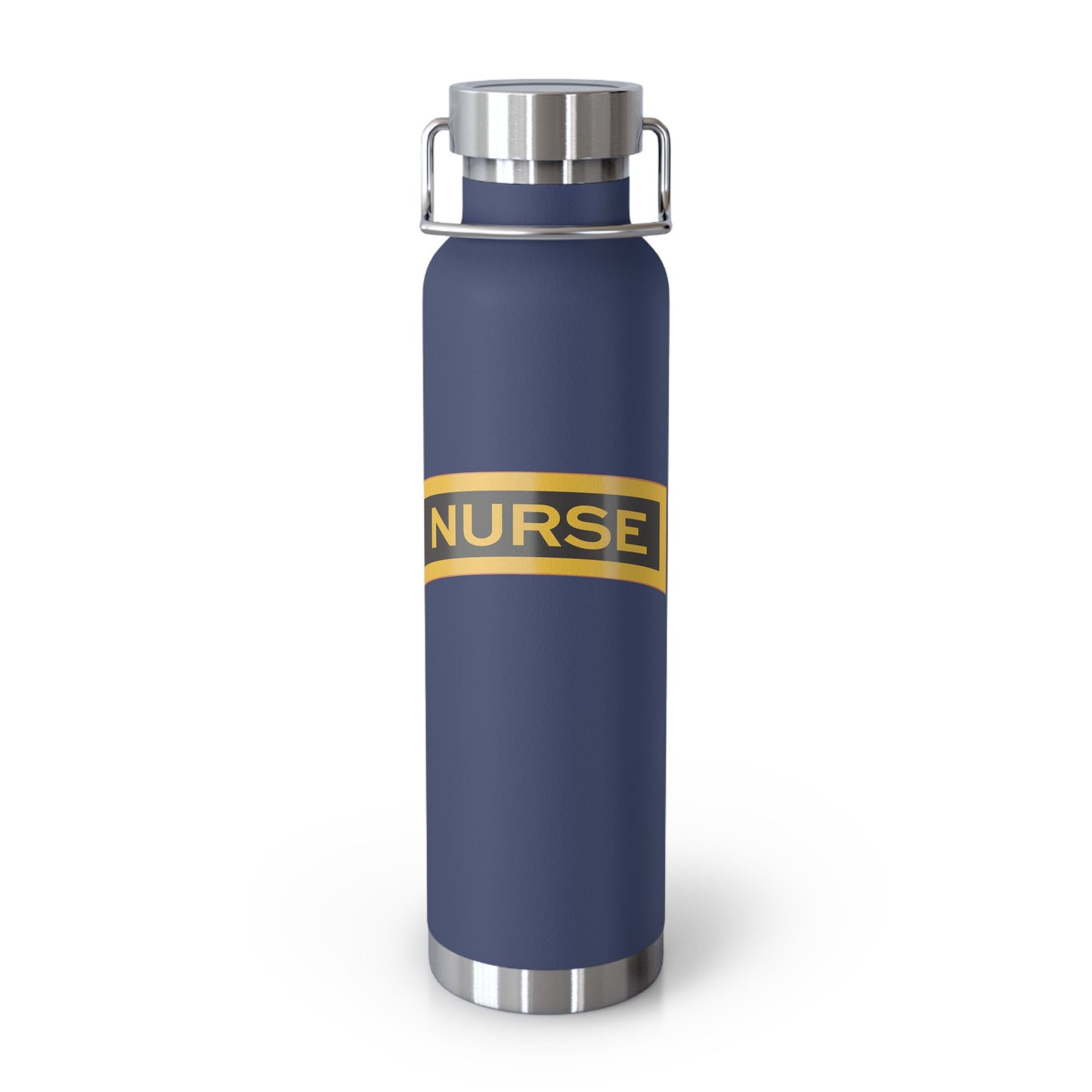 Nurse Tab Patch Insulated Water Bottle - Personalized Fitness Gift, Travel Hydration, Workout Bottle, Unique Gym Companion