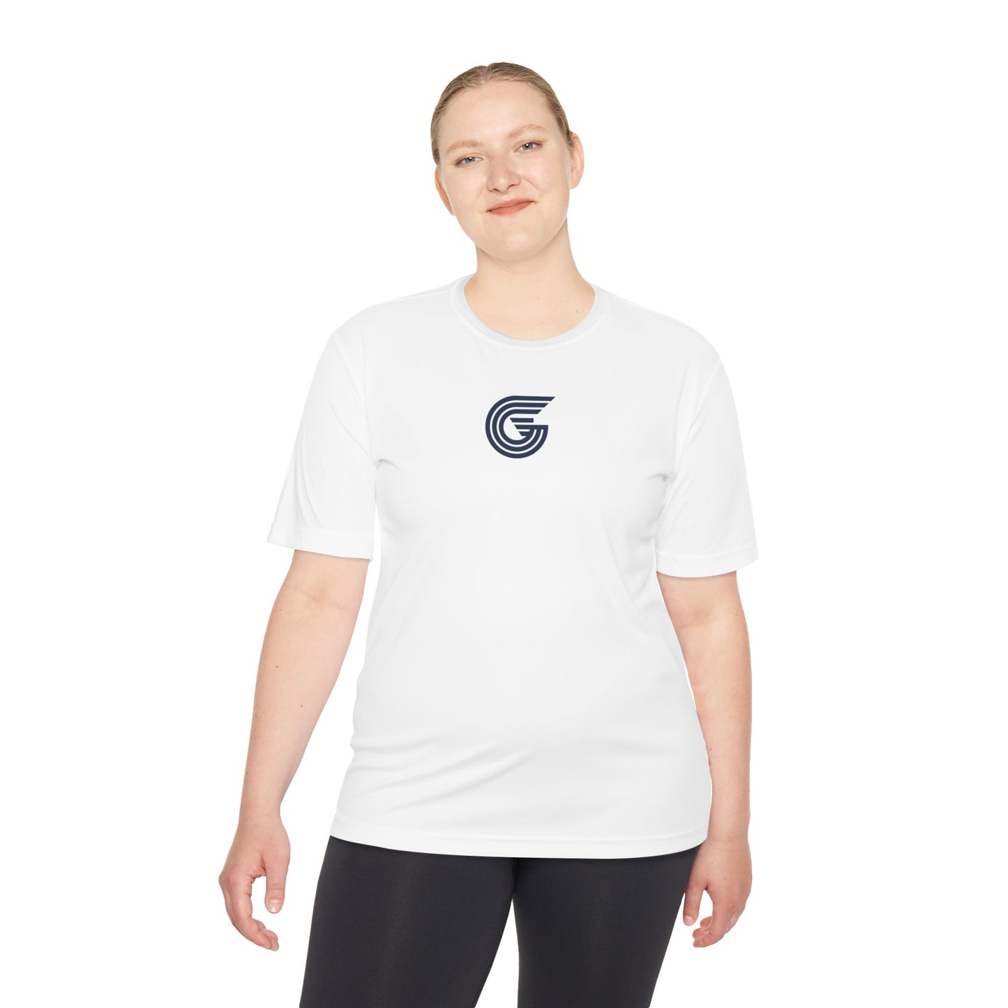 Genyus - Unisex Moisture Wicking Tee, Sporty Workout Shirt, Fitness Gift, Casual Wear, Graphic Tee for Dads