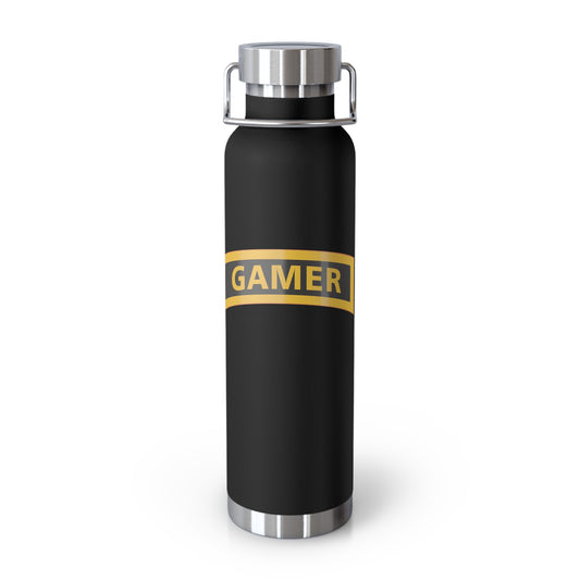 Gamer Insulated Water Bottle - Personalized Fitness Gift, Travel Hydration, Workout Bottle, Unique Gym Companion