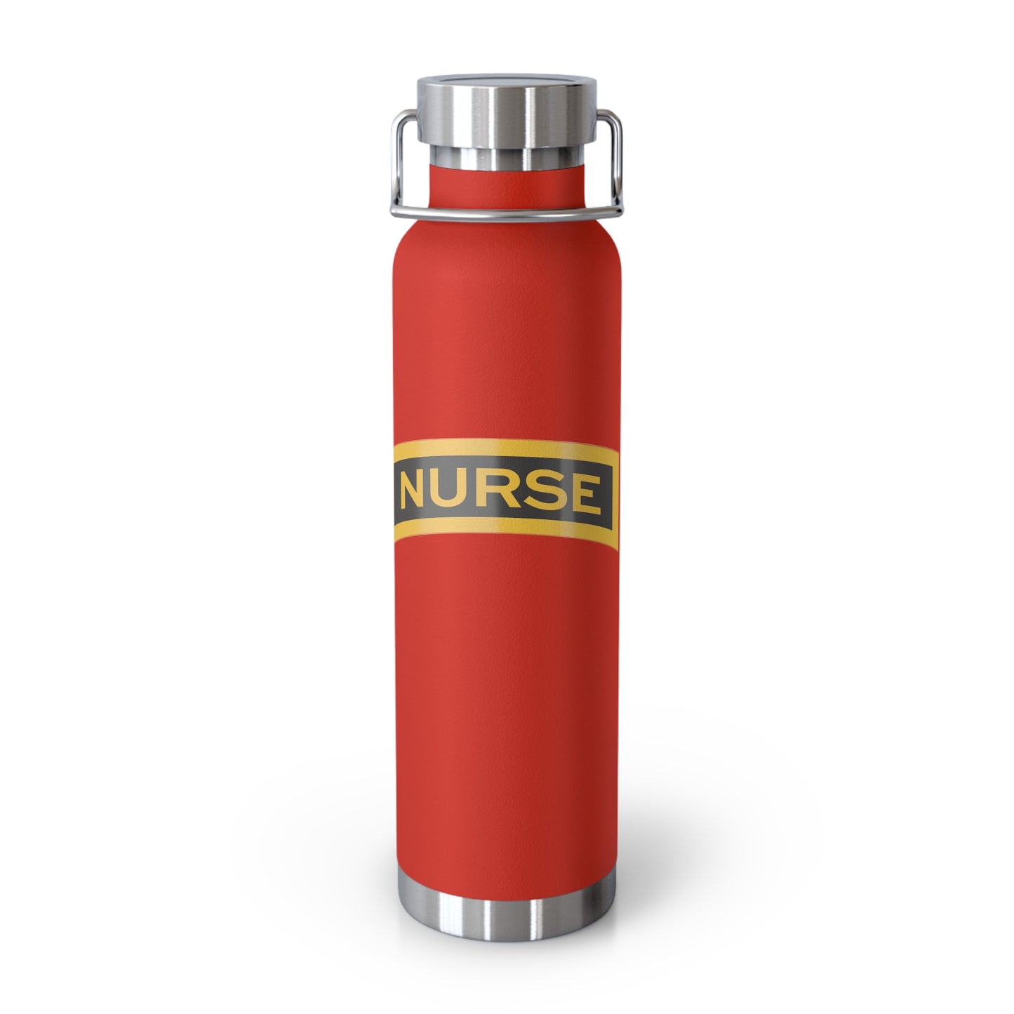 Nurse Tab Patch Insulated Water Bottle - Personalized Fitness Gift, Travel Hydration, Workout Bottle, Unique Gym Companion