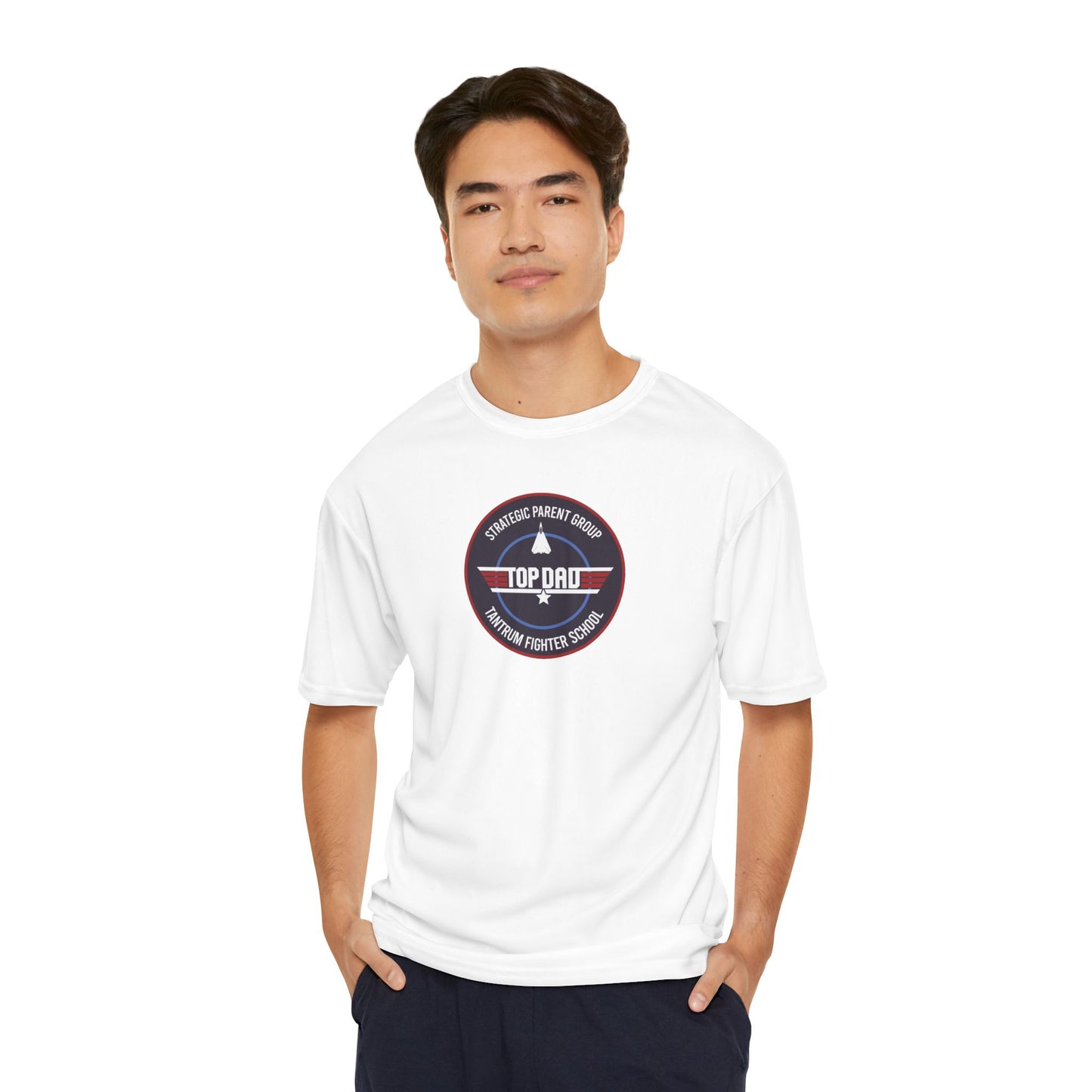 Top Dad Patch - Performance T-Shirt