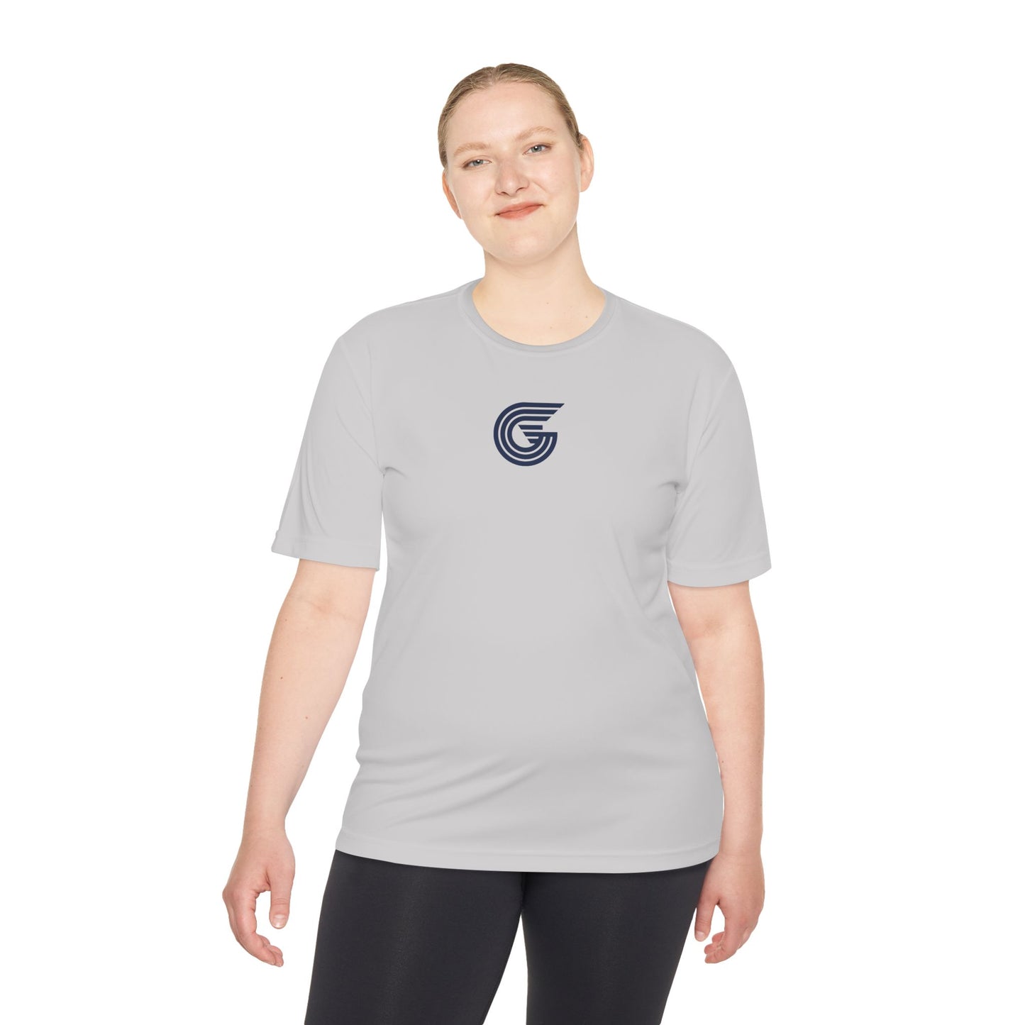 Genyus - Unisex Moisture Wicking Tee, Sporty Workout Shirt, Fitness Gift, Casual Wear, Graphic Tee for Dads