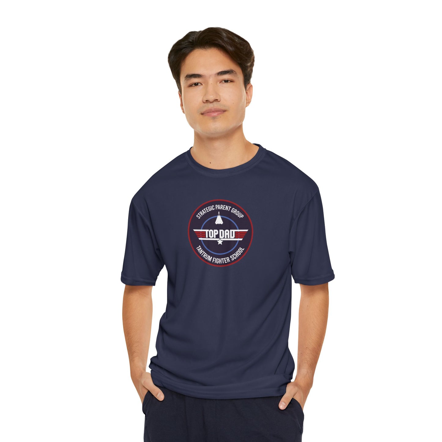 Top Dad Patch - Performance T-Shirt